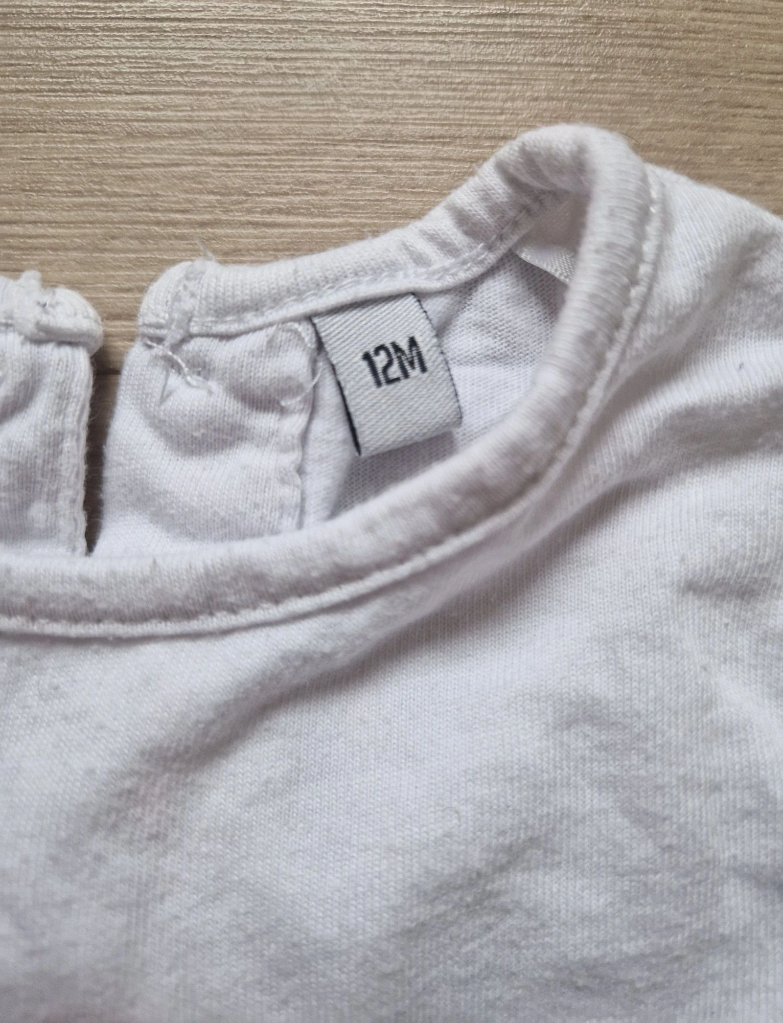 🦋 Lote de 2 vestidos de manga corta – bebé niña – 12 meses – estado correcto – photo 4